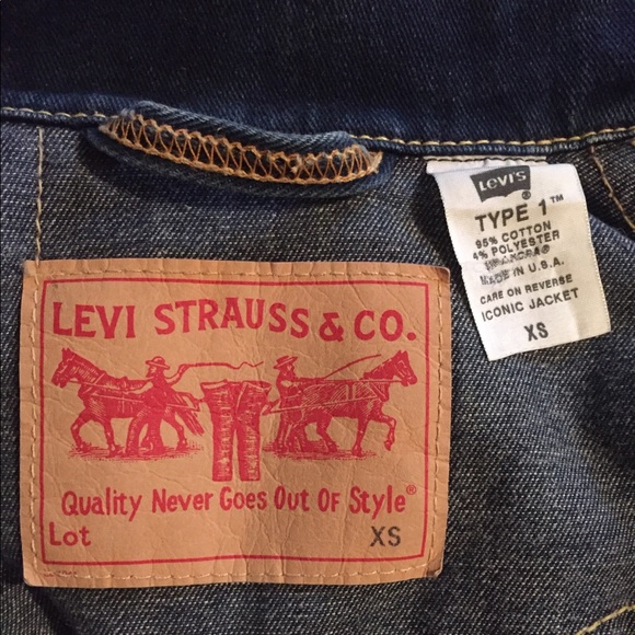 Levi’s Type 1 Iconic Jean Jacket Women’s XS - Picture 3 of 3